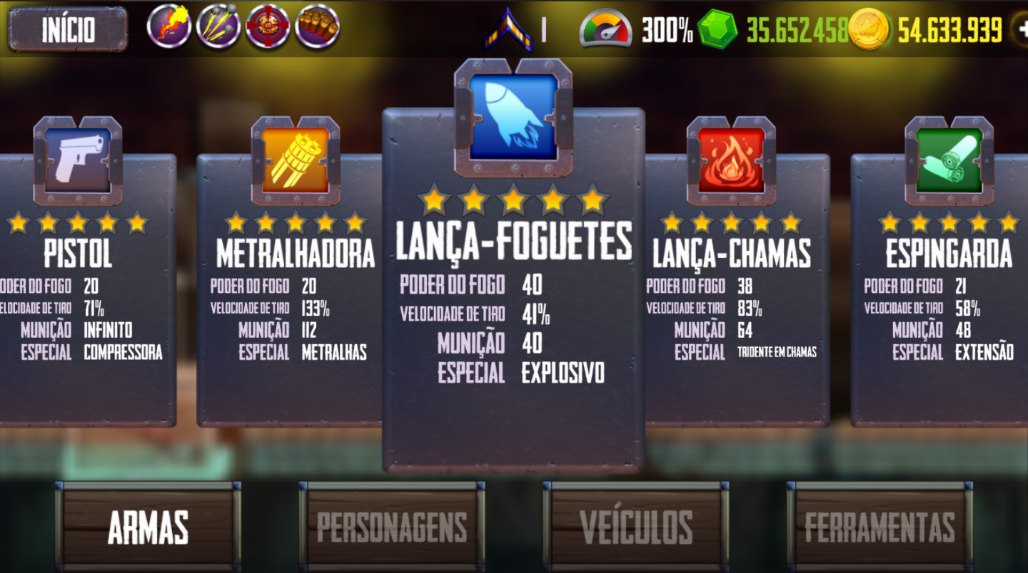 RAMBOAT | CONTAS COM RECURSOS FULL | ANDROID | TOP VENDAS