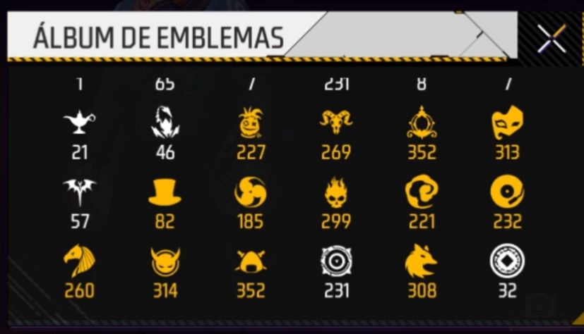 Conta de Free Fire com muitas parcerias, punho do Saitama e evolutivas!