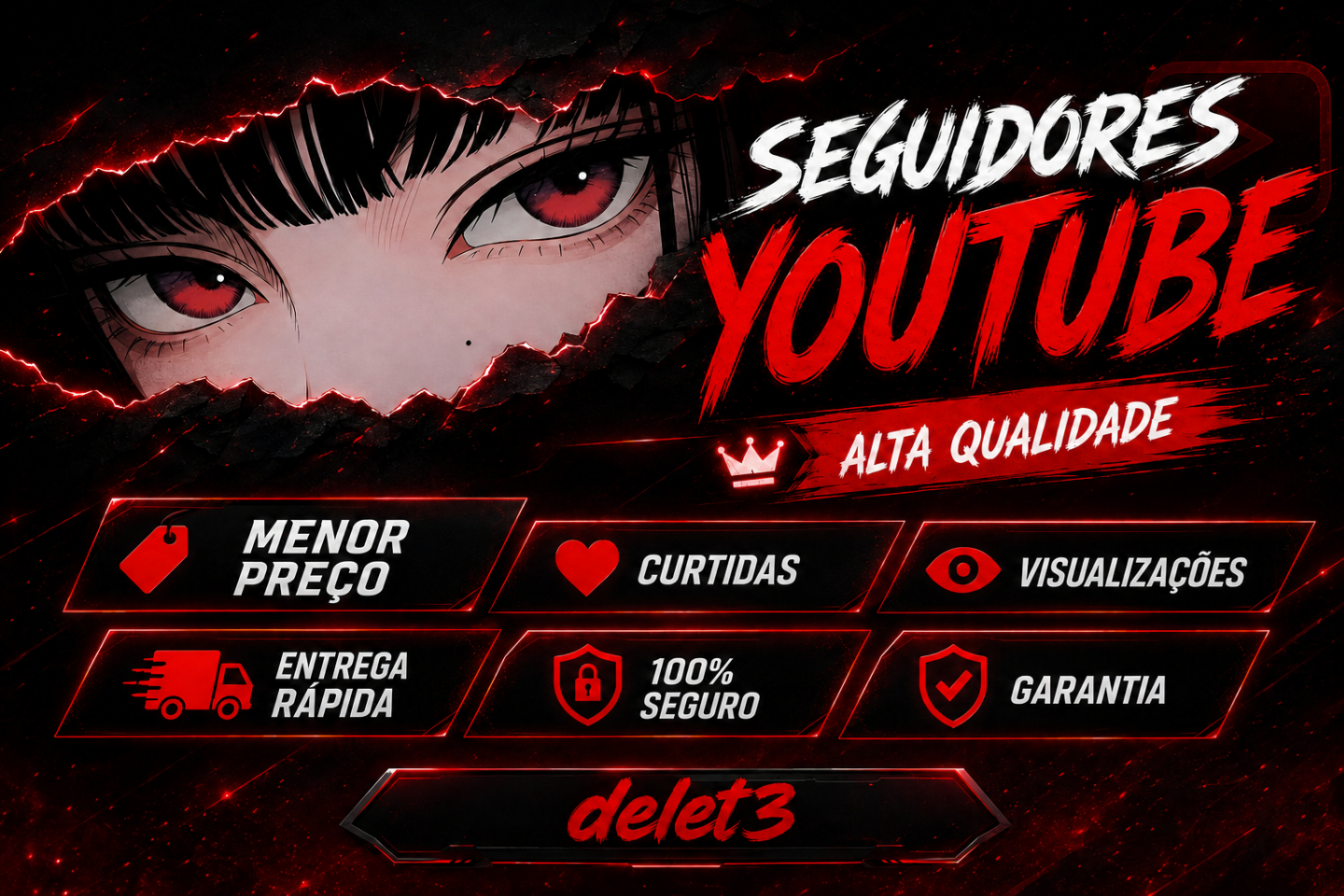 [MELHOR PREÇO] YOUTUBE | INSCRITOS | VISUALIZAÇÕES | CURTIDAS | SHORTS