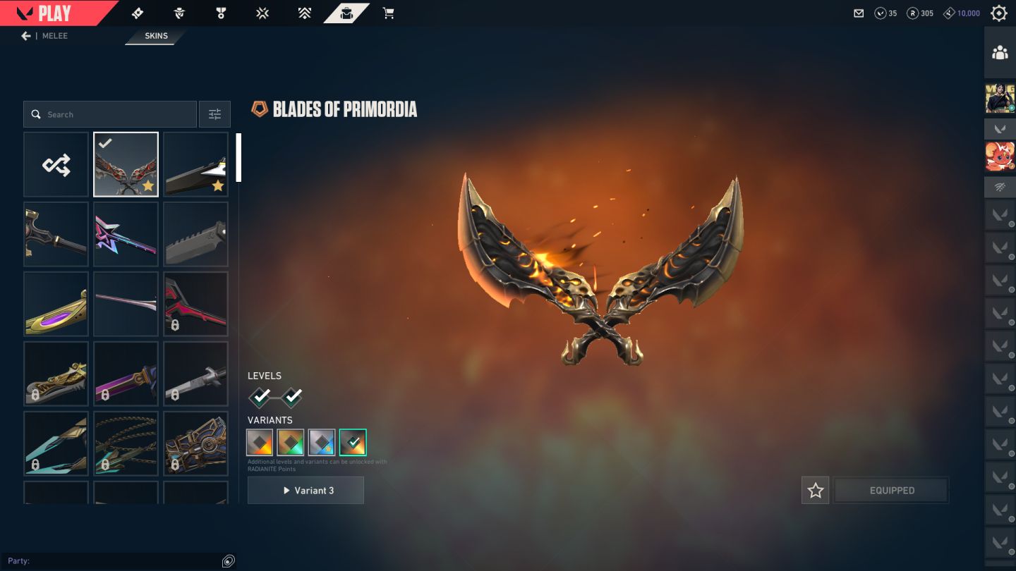 Conta valorant com os dois bundle primordium e bundle onetap
