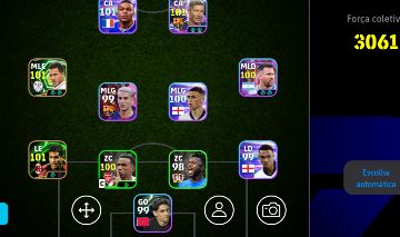 Conta de efootball com muitos jogadores bom pra quem tá iniciando
