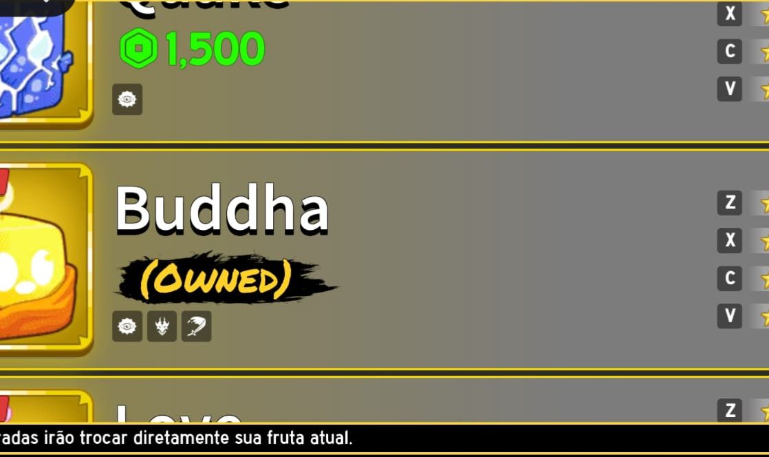 Conta focada em blox fruits, buddha permanente.