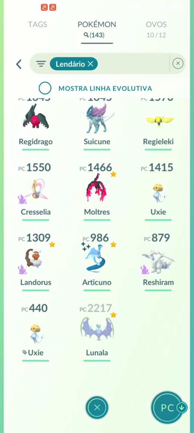 Conta Pokemon Go Elite