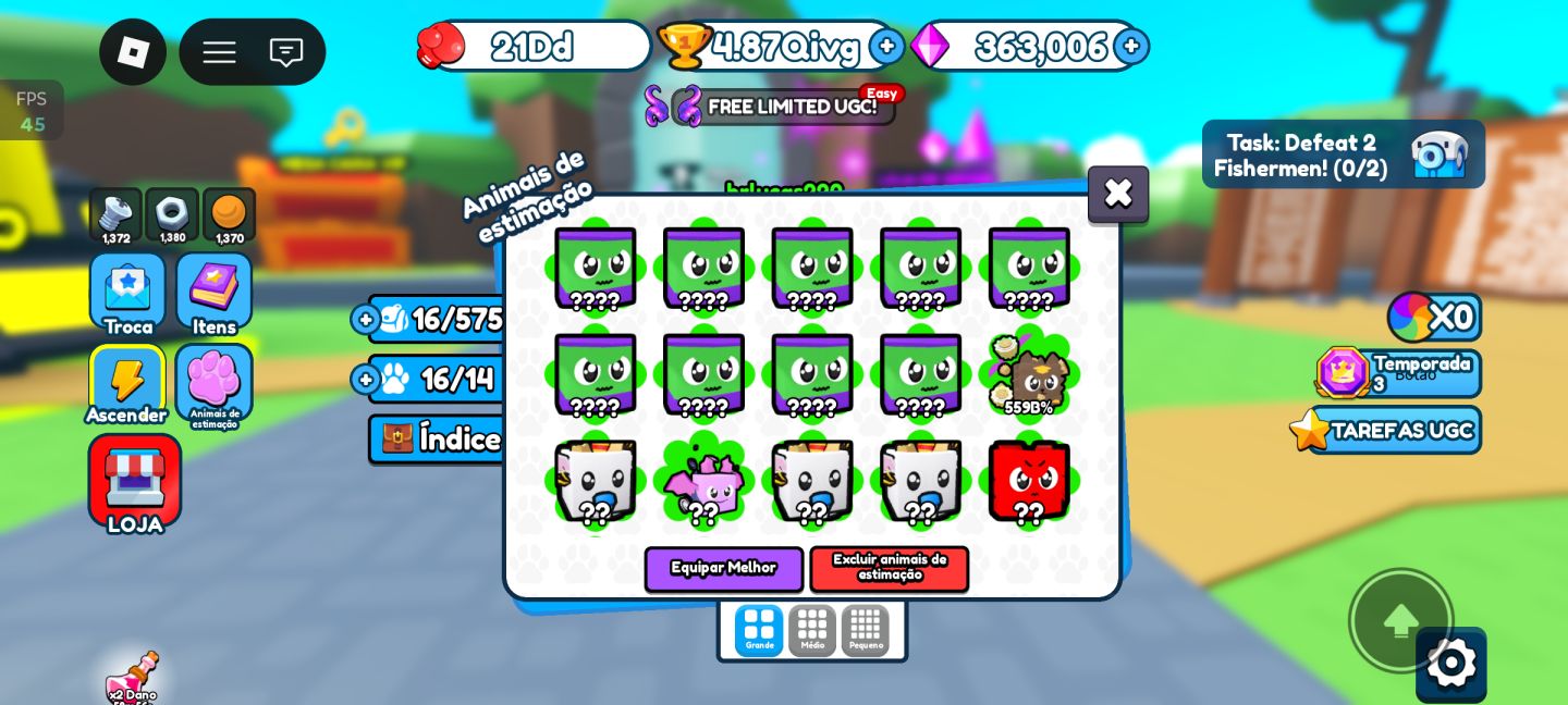 Huge witch 150% punch simulator