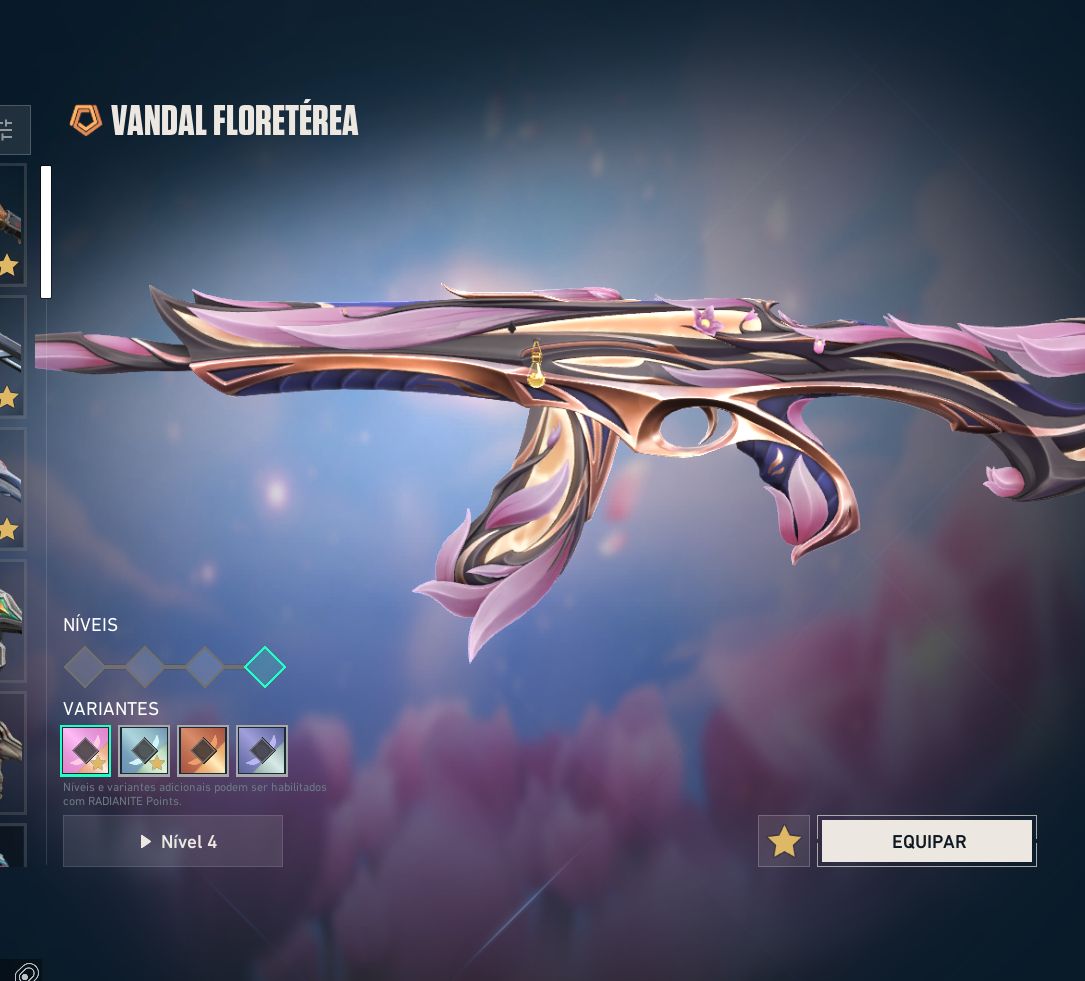 Valorant | Diamante 1 | Nível 267 | Champions 2025 (Faca + Vandal) | Set Kuronam