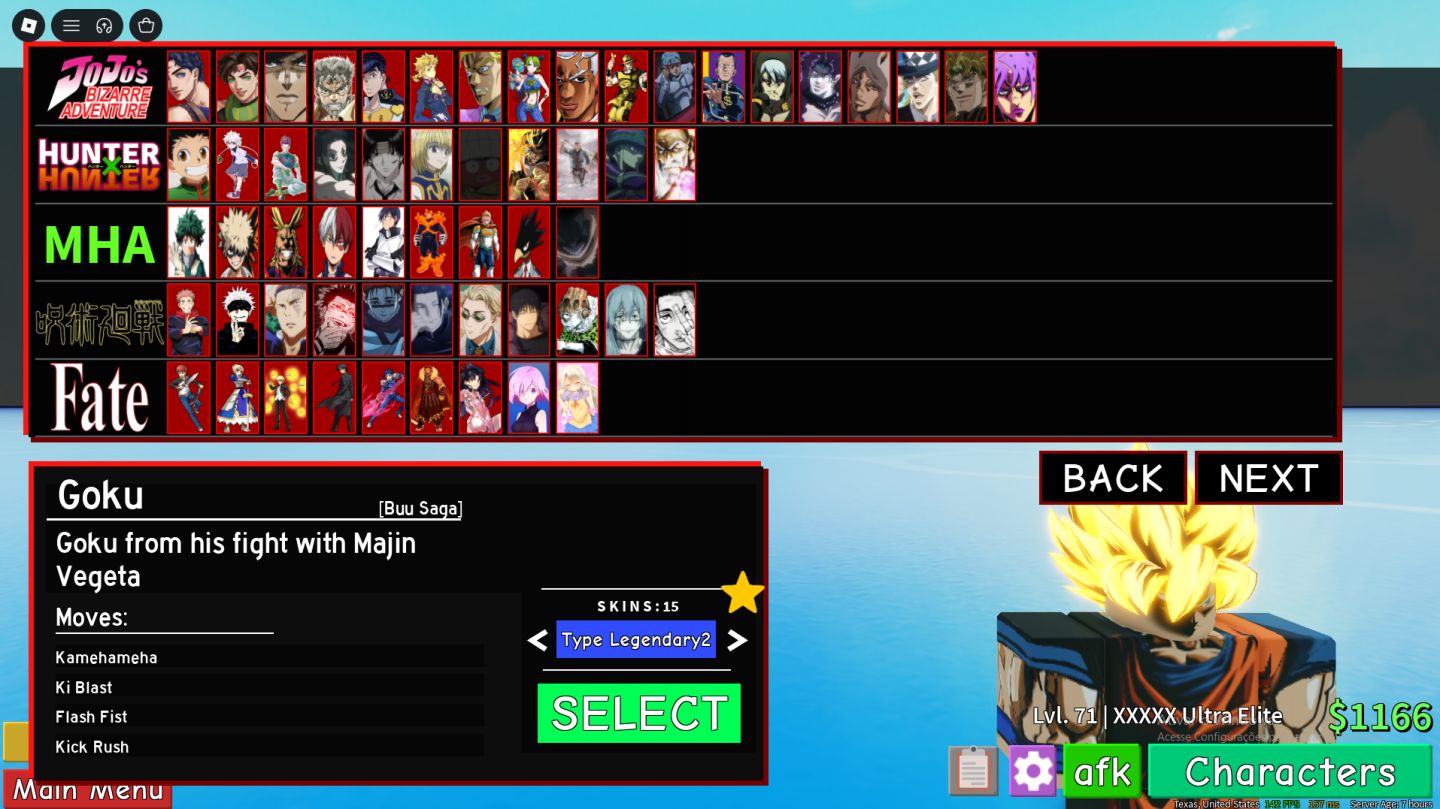 Conta Anime Battle Arena (ABA) | 5 Prestiges