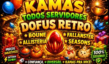 Dofus Retro - Boune / Allisteria / Fallanster / Season - Melhor preço do mercado