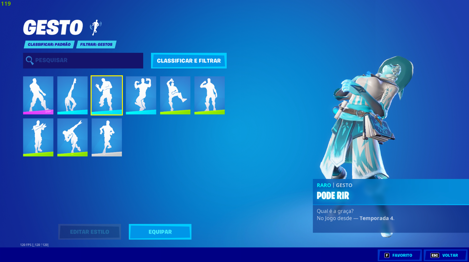Conta fortnite