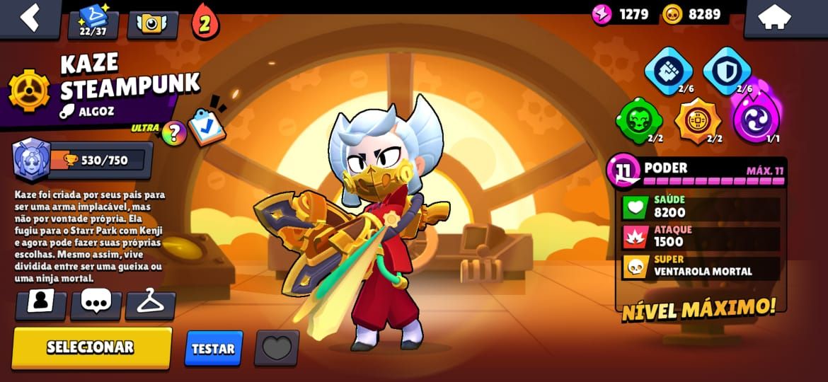 CONTA BRAWLSTARS | LENDÁRIO | TODOS BRAWLERS | 50K | RECHEADA DE SKINS | COLEÇÃO