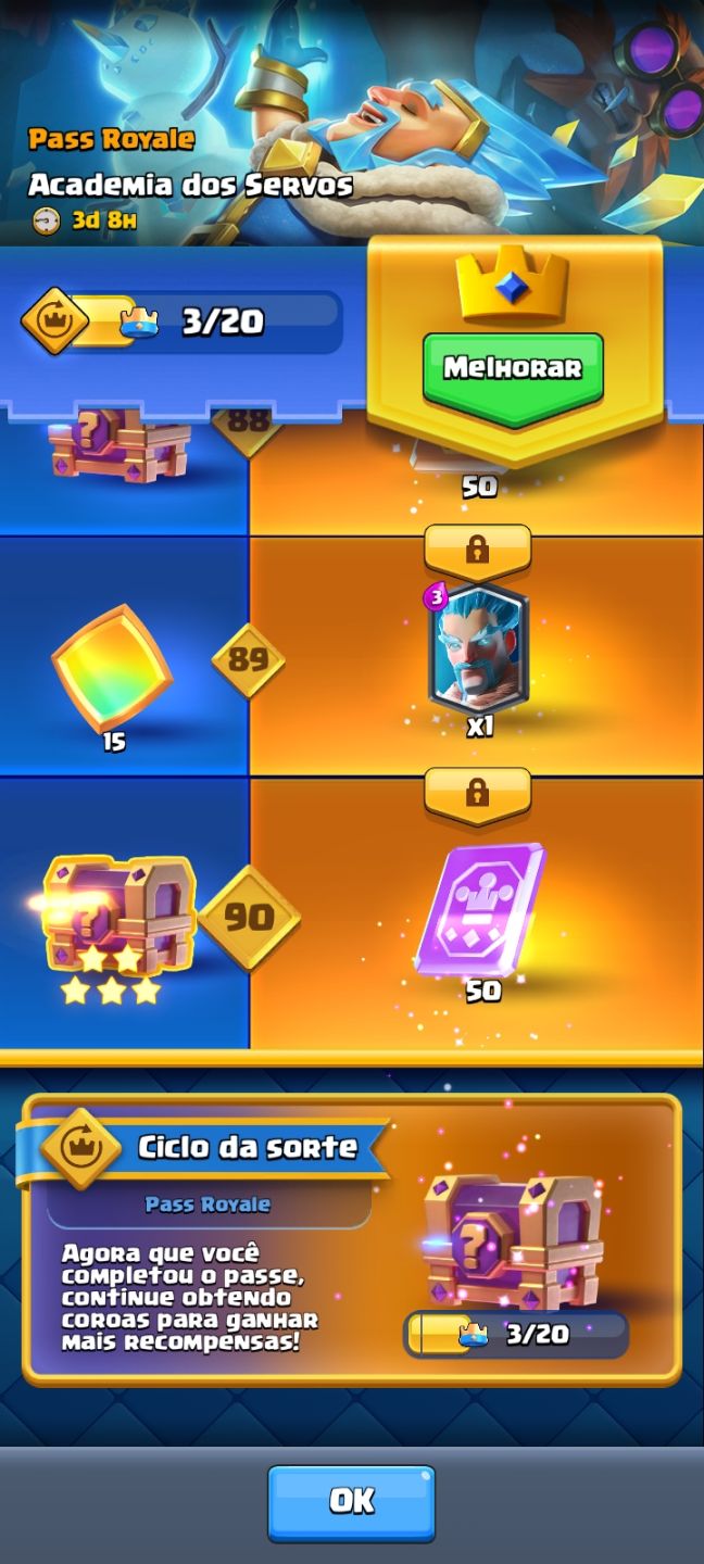 Conta Clash royale, 8k de troféus, com titulo de 8 anos de jogo