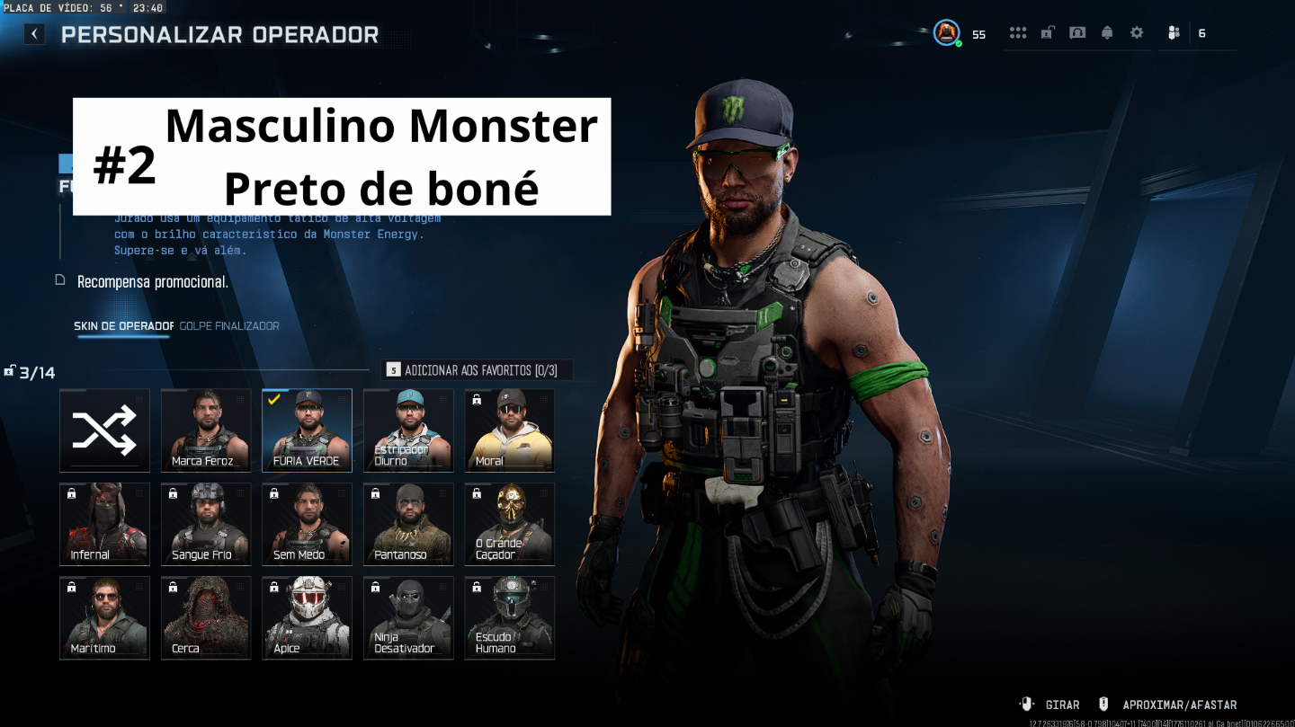 Skins Operadores Warzone/BO6/BO7