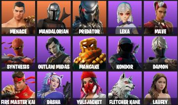 Conta Fortnite 35 Skins | Mandalorian, Predator, Bugs Bunny + Midas