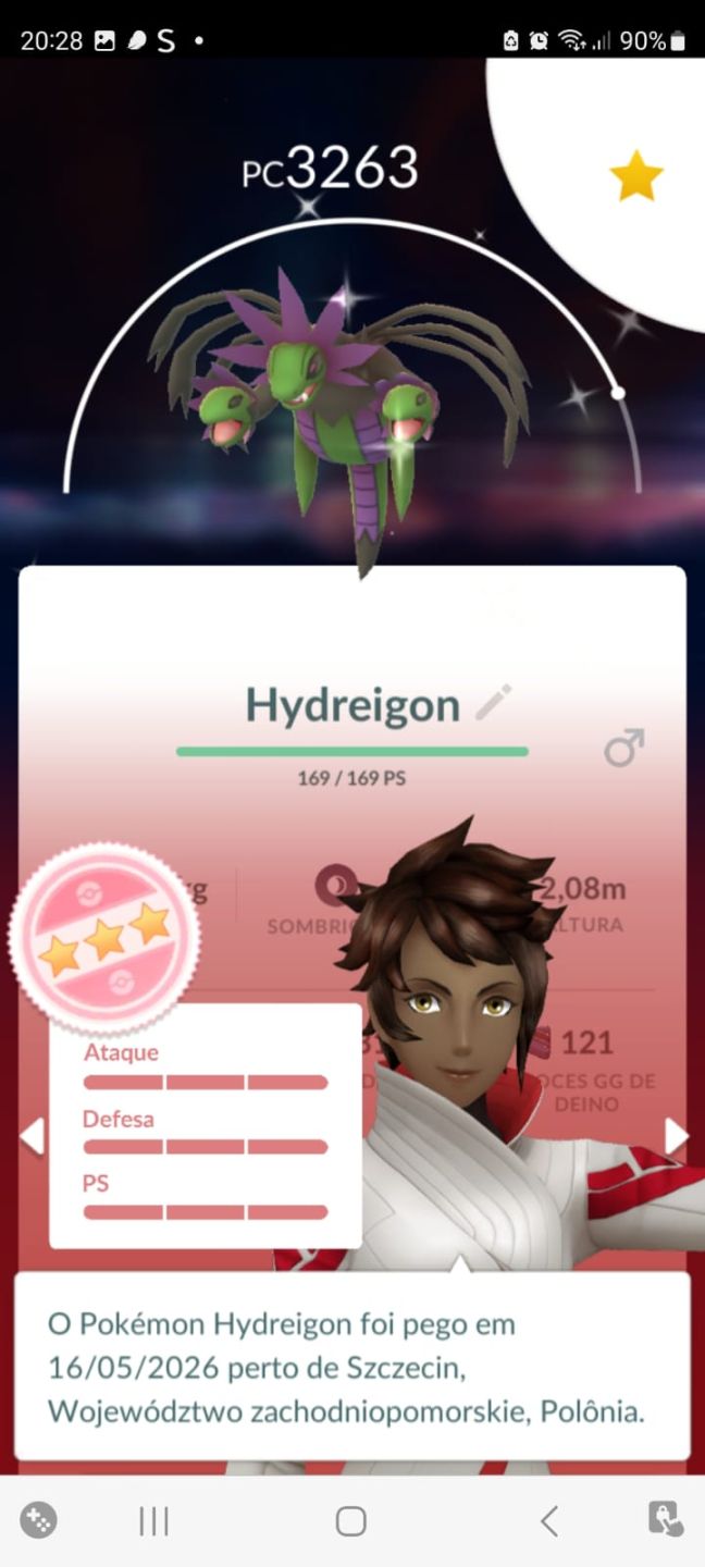 Conta Pokemon Go nível 58 Brilhantes Raros