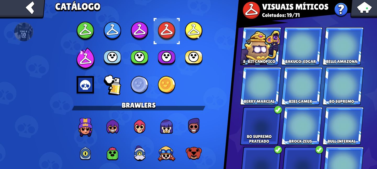 Conta Brawl Stars 60k (Semi Full, Preço Negociável)