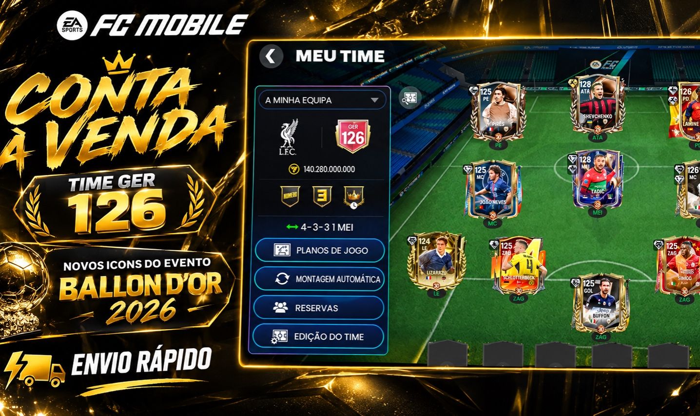 CONTA FC MOBILE GER 126 COM NOVOS ICONS JÁ UPADOS!
