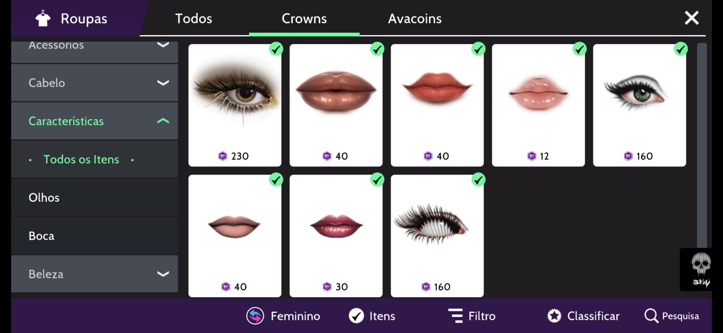 Conta avakin life lv 38.