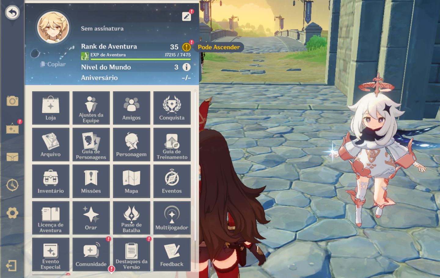 CONTA GENSHIN| 1 5 ESTRE | AETHER | 12K+ GEMAS | 46 GIROS AZUL | AR 35 | AMÉRICA