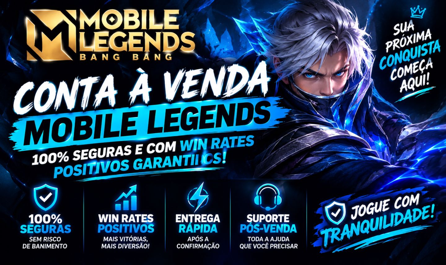 CONTAS MOBILE LEGENDS | FULL ACESSO | WINRATES POSITIVOS.