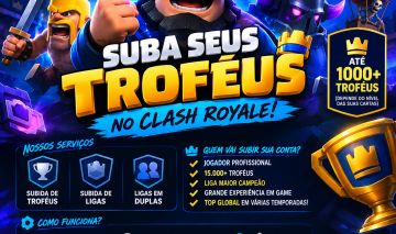 Suba seus troféus Clash Royale