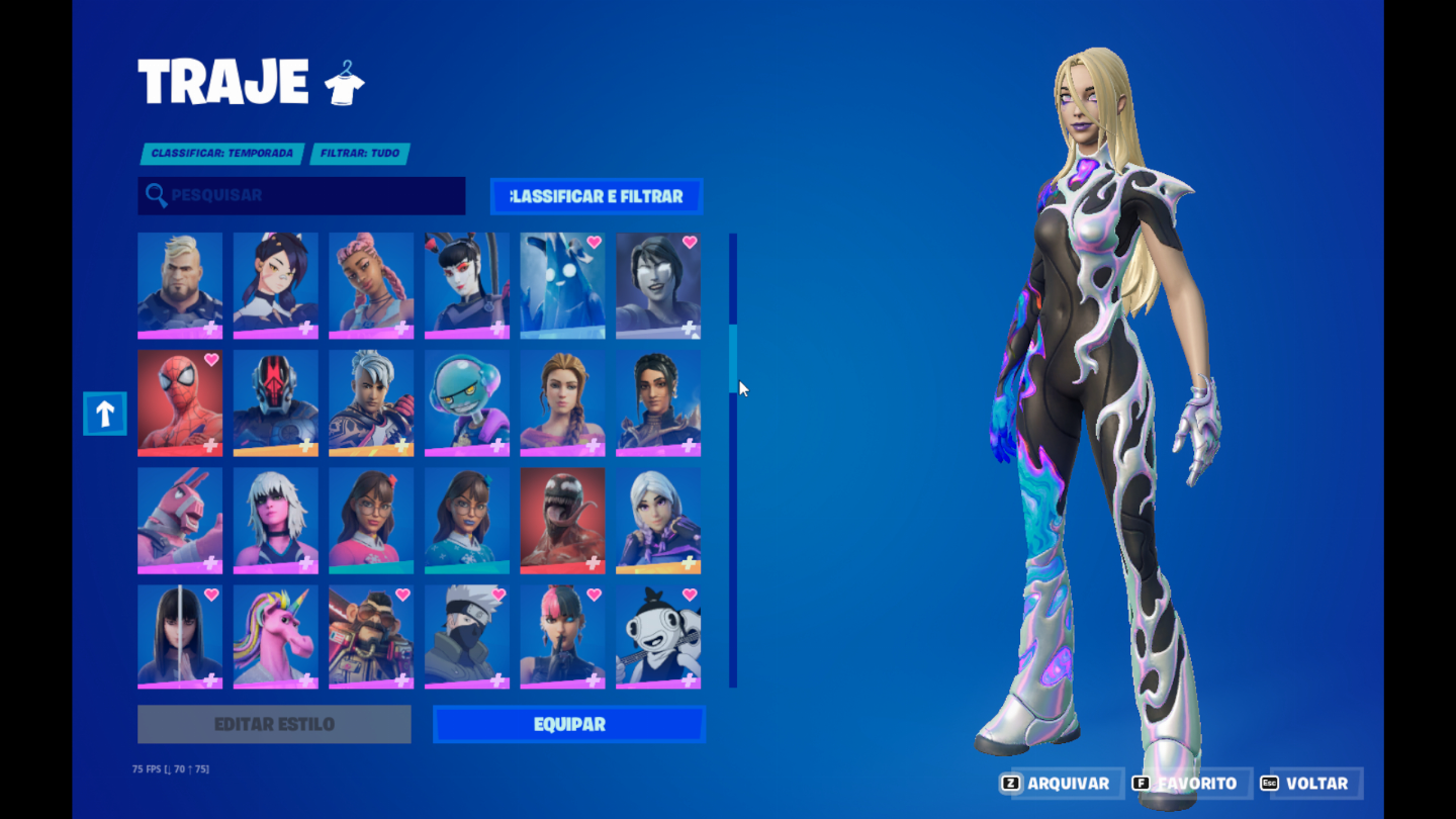 Conta de fortnite old + salve o mundo old + conta epic com 125 jogos