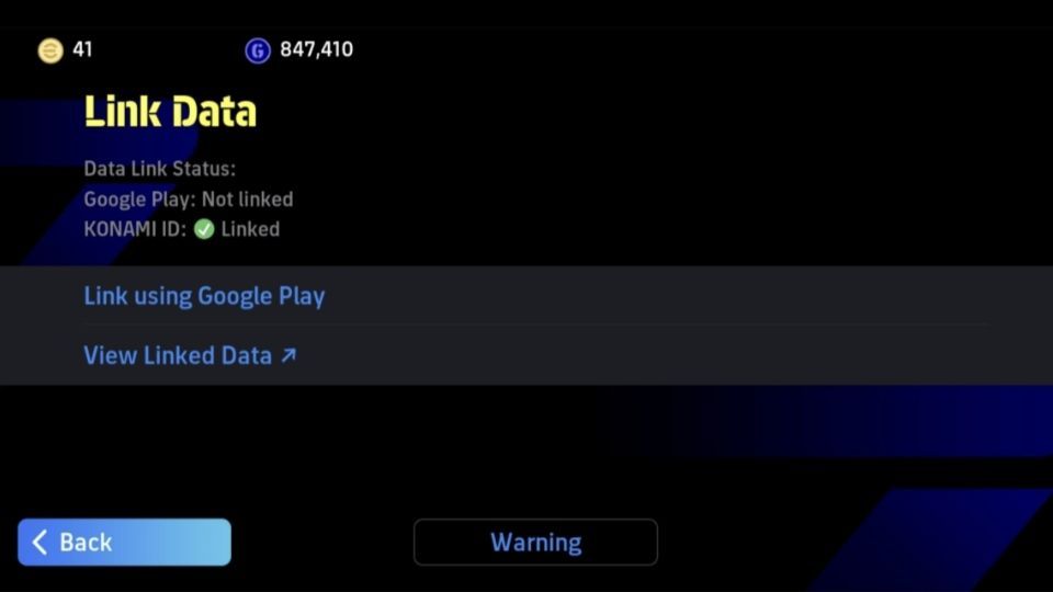 CONTA EFOOTBALL - 3303 OVER - SOMENTE KONAMI ID
