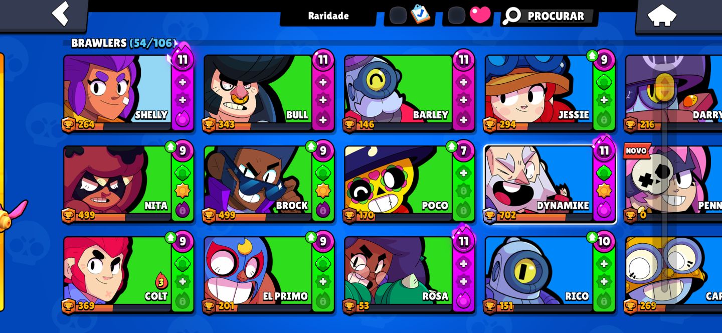 CONTA BRAW STAR 13k de troféus
