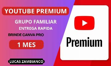 YouTube Premium 30 Dias + 1 Link Canva Pro