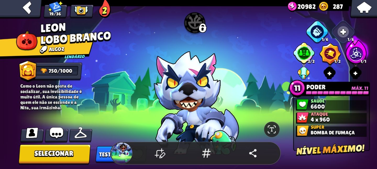 CONTA RARA BRAWL STARS 2021 | MORTIS DEMONÍACO | SPIKE CARTOON | 32K+ TROFÉUS