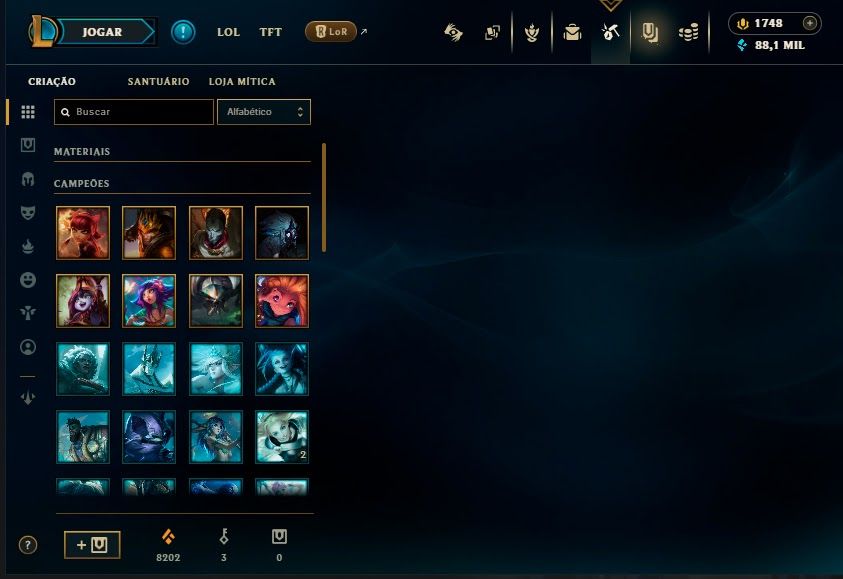 CONTA LOL BR 232 SKINS | LVL 849 | TODOS OS CAMPEÕES | CONTA DESDE 2017