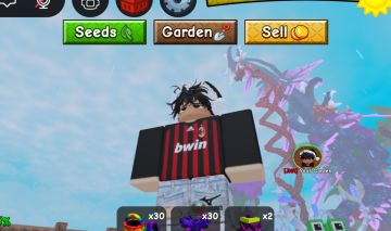Conta de grow a garden 2 e 1/ outros jogos do Roblox muito boa