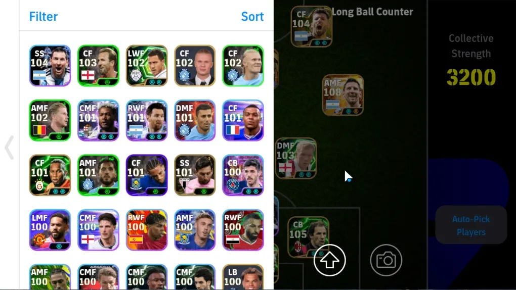 CONTA EFOOTBALL 3200 FC |MESSI 108 |NEYMAR 105 | BARESI 105 | KAHN 105 | 4.2M GP