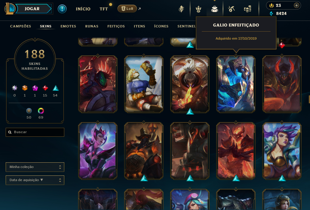 Conta LoL Desde 2013 com Diversas Variedades ! Full Acesso