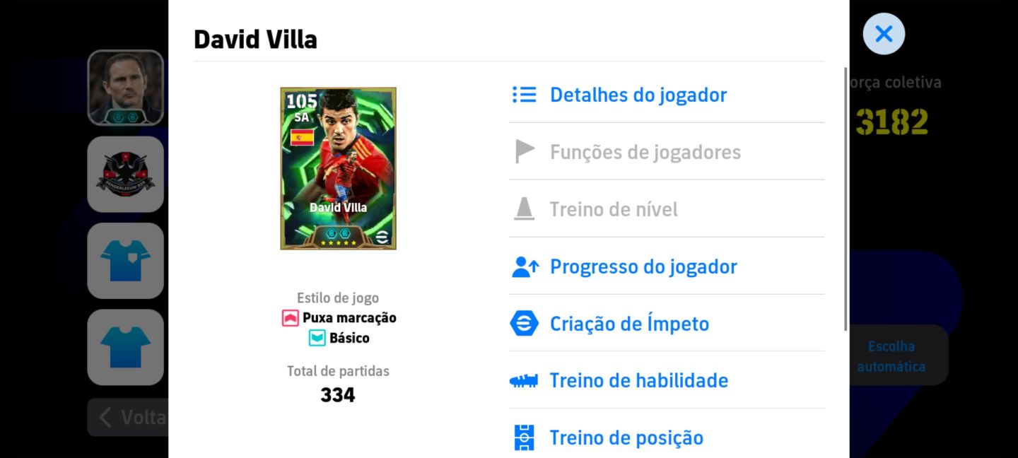 EFootball 3182+ | Iniesta 108 + Villa 105 + Rooney 104 + Messi | Elenco Top