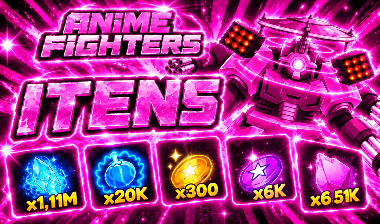 ITENS ANIME FIGHTERS | ATUALIZADO 2026