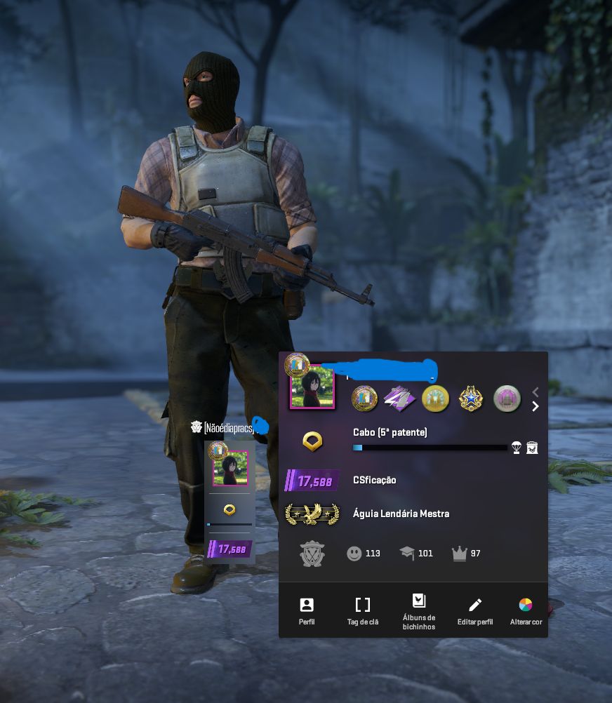 Conta principal 22 Medalhas + Level 60 Steam + Level 19 Gc + medalha azul 2026