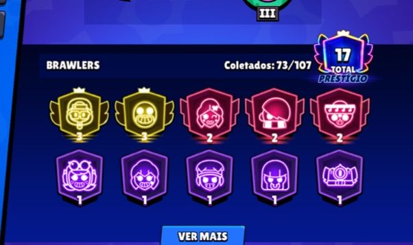 CONTA DE BRAWL COM 2 PRESTÍGIOS 3