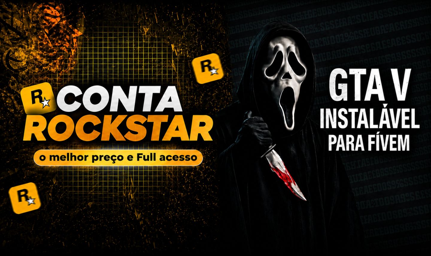 [CONTA STEAM GTA V BAIXÁVEL] + [CONTA ROCKSTARS PARA FIVEM] + BRINDE