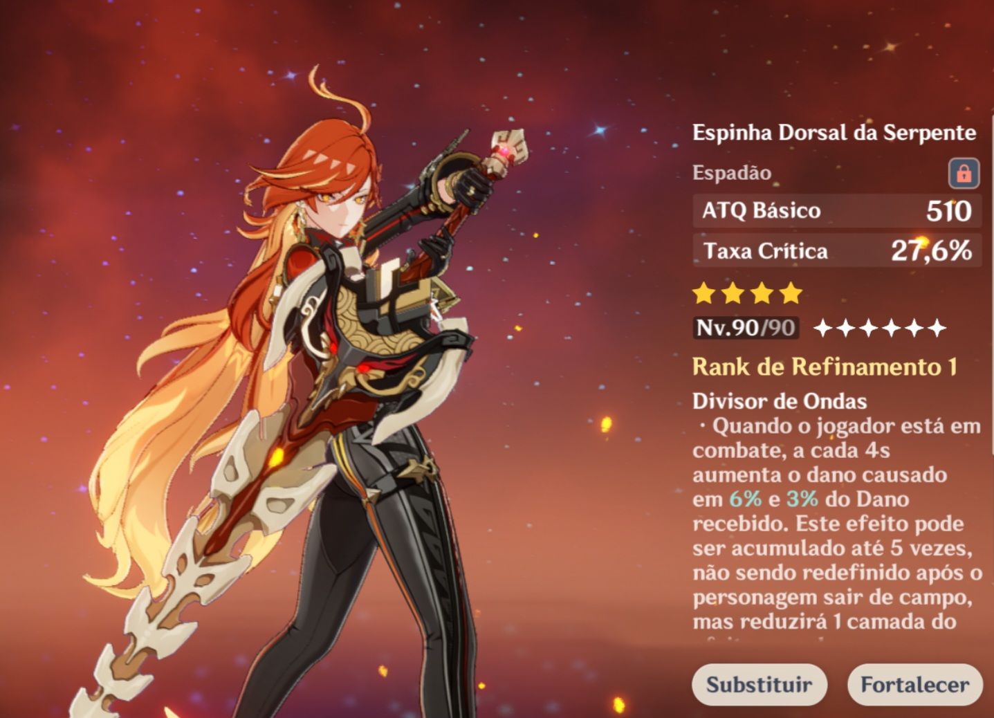 CONTA GENSHIN AR56 COM YELAN C3+BISS-SERVIDOR AMÉRICA