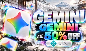 GOOGLE GEMINI | ATÉ 50% OFF | PIX