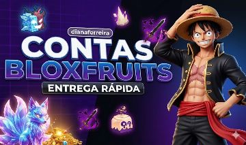 Contas de Blox Fruits - Tem Chance de Robux.