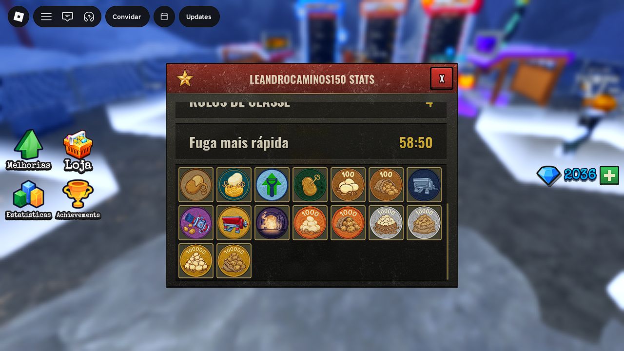 [75% OFF] CONTA DESCASCAR A BATATA / PEEL THE POTATO / +2K GEMAS e CONQUISTAS