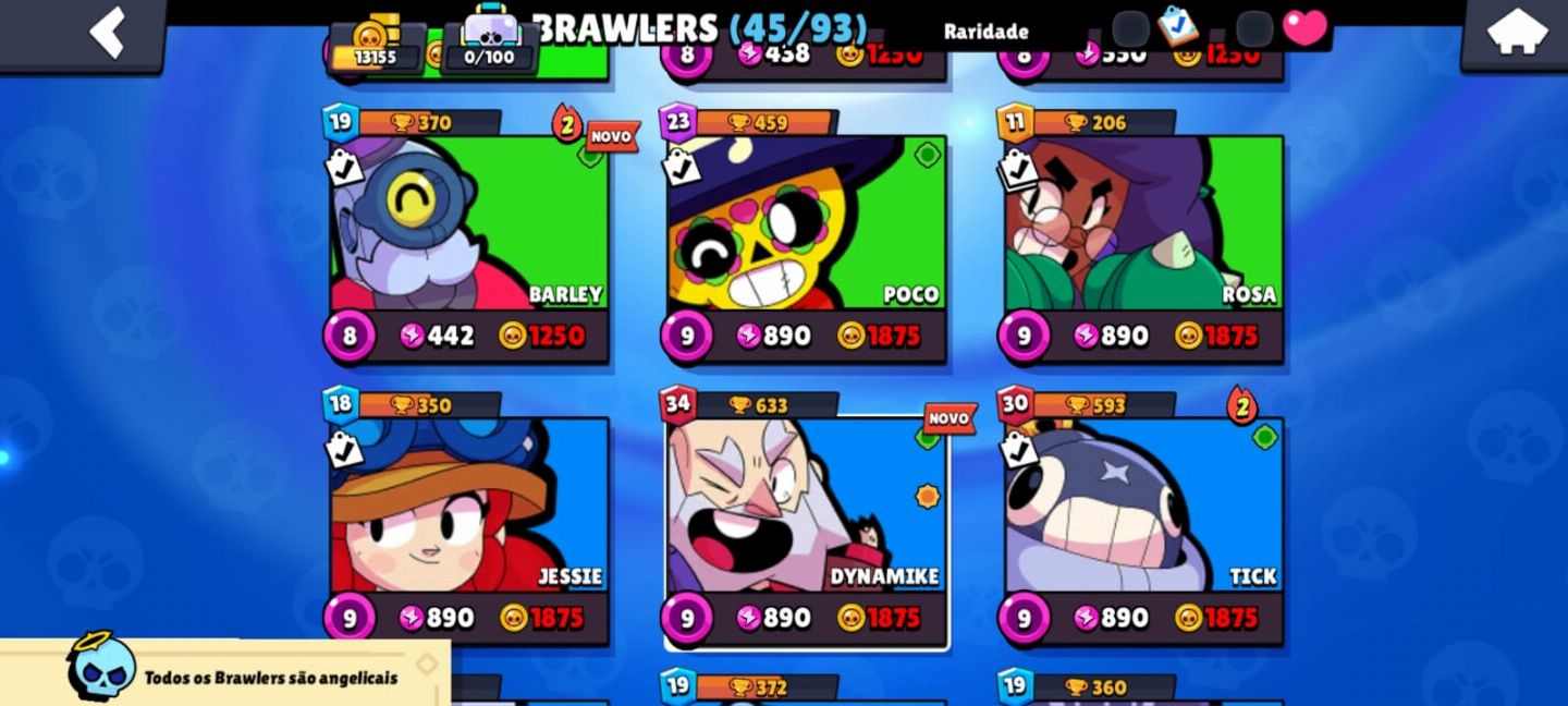 CONTA 2018 BRAWL STARS 13K +