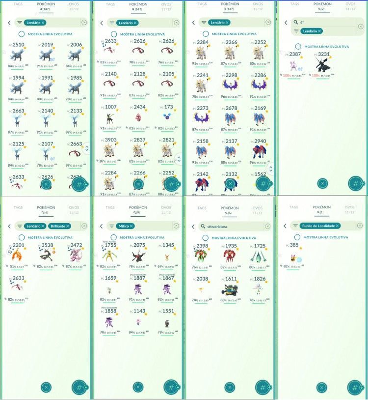CONTA POKEMON GO LEVEL 52 | 147 LENDARIO | 136 BRILHANTE | 2 LENDARIO IV 100
