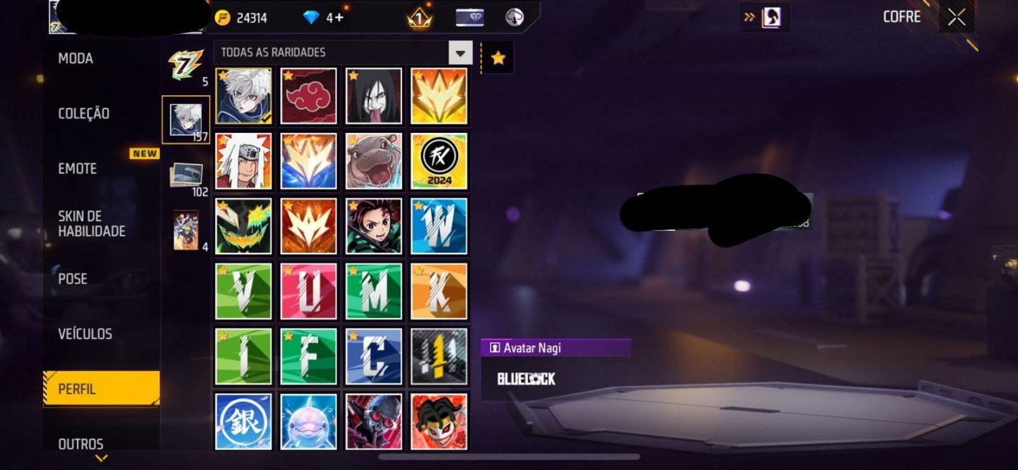 Conta de free fire | LVL 58 + email de recuperação
