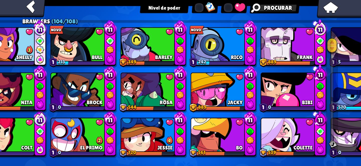 Conta de Brawl Stars Com 40k de Troféus