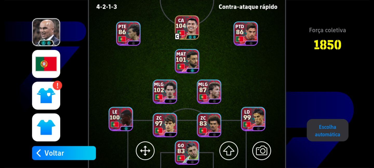 Conta Efootball | Força 3184+