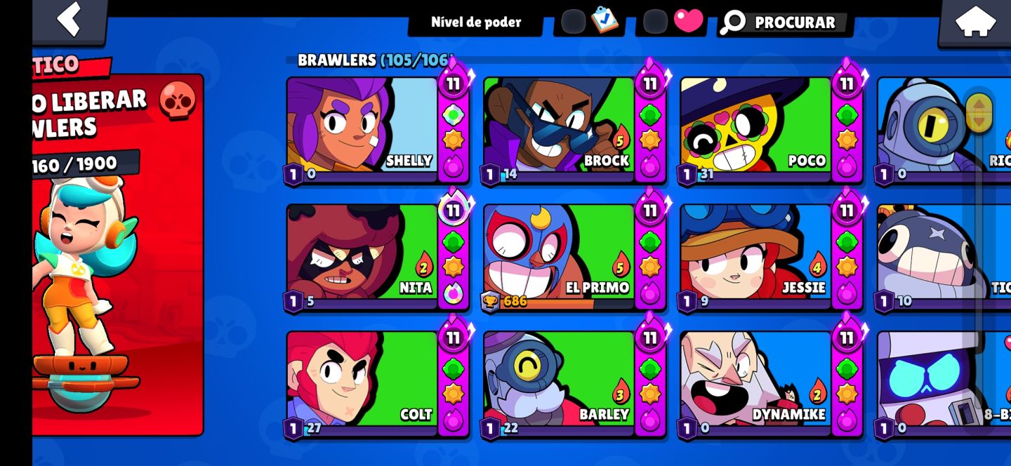 CONTA BRAW STARS 56K DE TROFÉUS | TODOS OS BRAWLERS | CONTA DESDE 2022