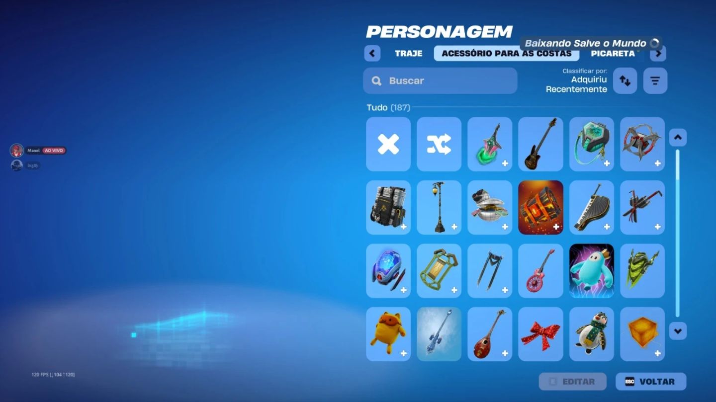 CONTA FORTNITE ANTIGA CAPÍTULO 1 / TEMPORADA 5