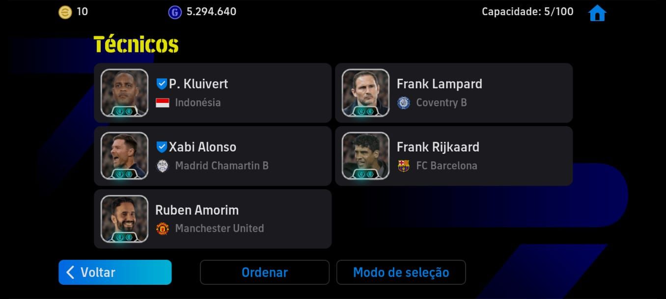 CONTA EFOOTBALL MOBILE À VENDA!