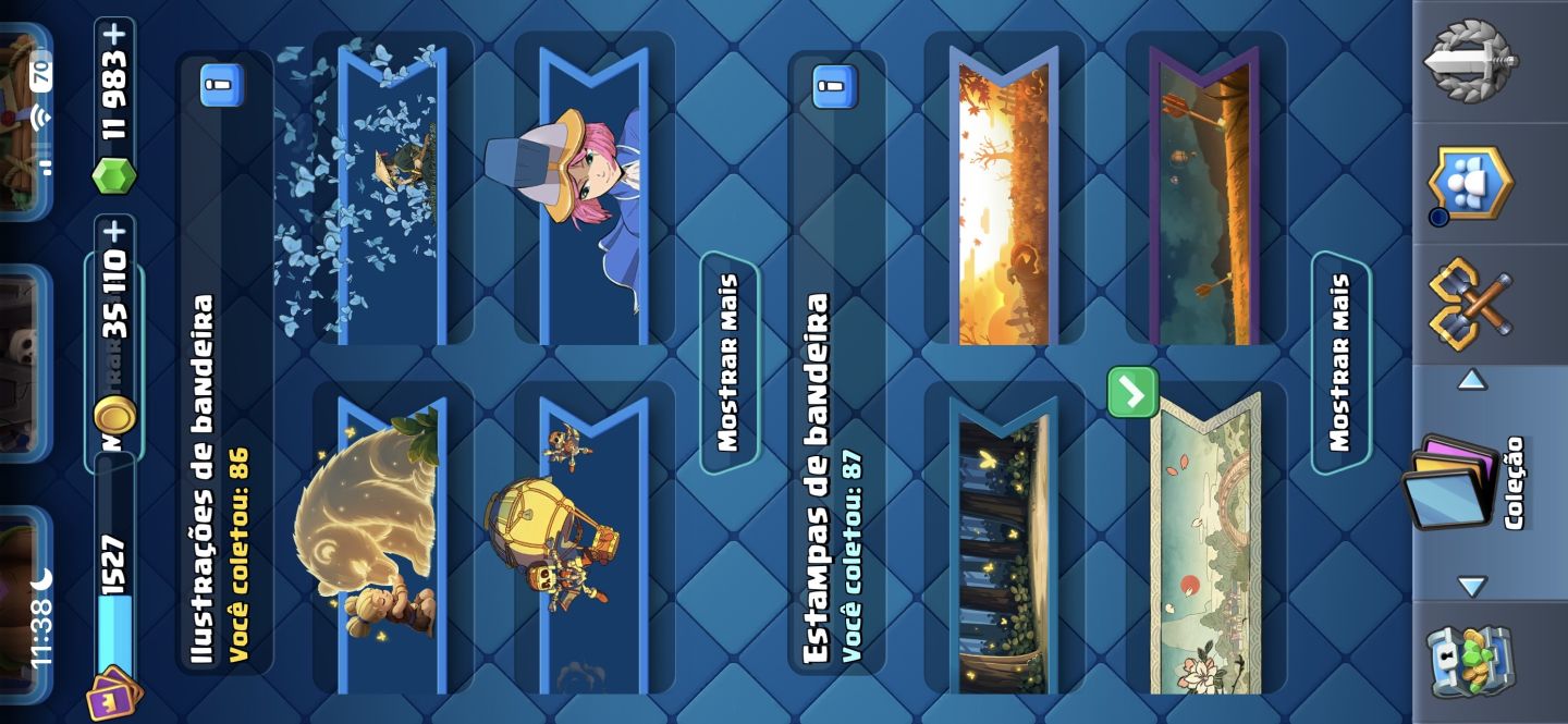 CONTA DE CLASH ROYALE COM MUITAS EVOLUTIVAS, TODAS AS CARTAS DO GAME